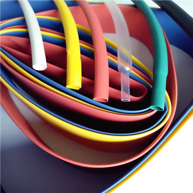 Colorful Electrical shrink wrap sleeves wire protection tube