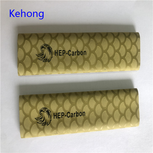 Laser printing logo heat shrink tube fishing rod handle grip