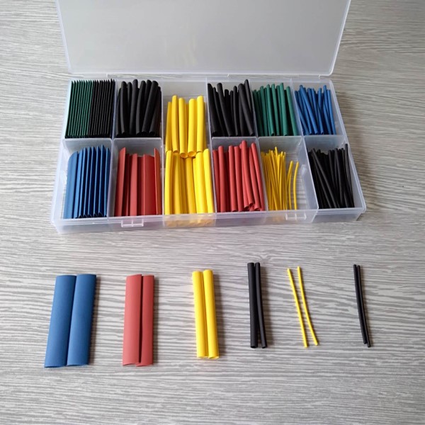 144 PCS  Heat shrink tube kits