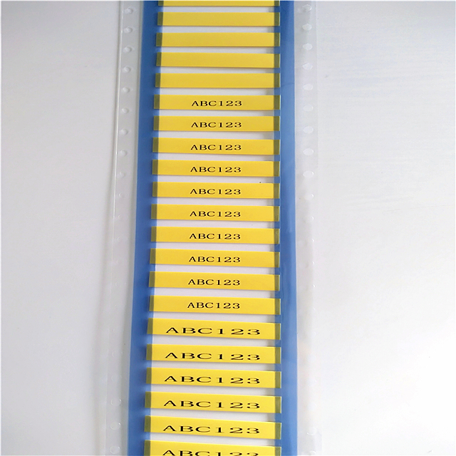 Heat  Shrink Cable Identification Tube Printable  Label Wire Marker Sleeve
