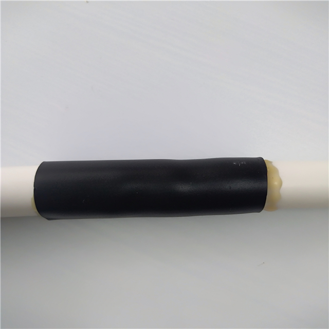 Medium wall tube with adhesive