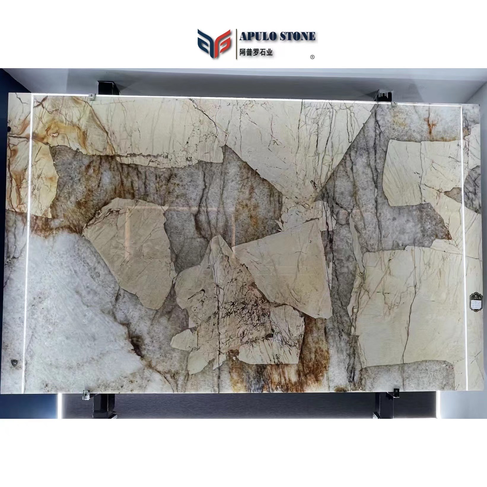 Natural Stone Slab Patagonia Granite Marble Apulo stone for Kitchen Top Background